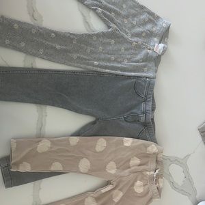 Zara 2-3T neutral leggings